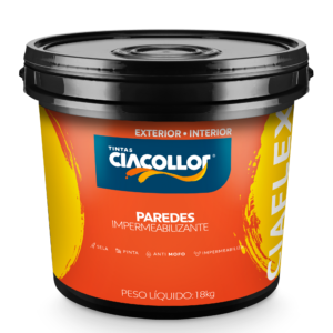 CIAFLEX PAREDES IMPERMEABILIZANTE 18KG BRANCO - CIACOLLOR