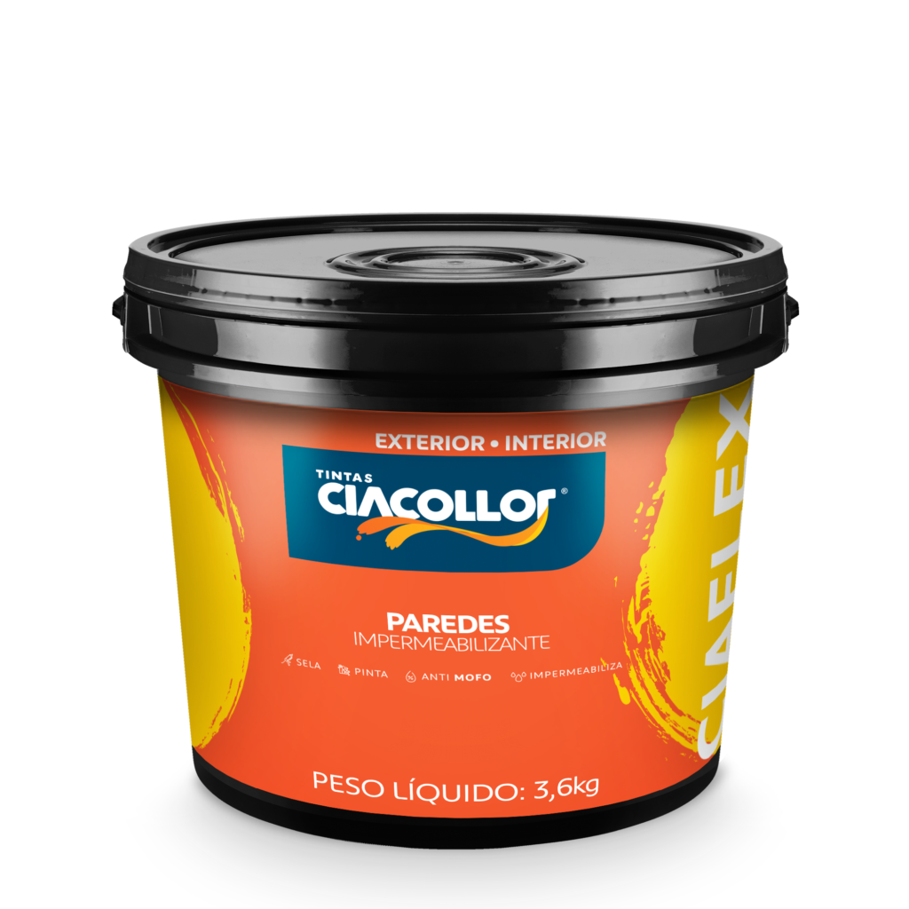 CIAFLEX PAREDES IMPERMEABILIZANTE 3,6KG BRANCO – CIACOLLOR