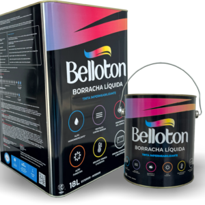 BORRACHA LÍQUIDA BELLOTON COR MARROM CONHAQUE - 18L