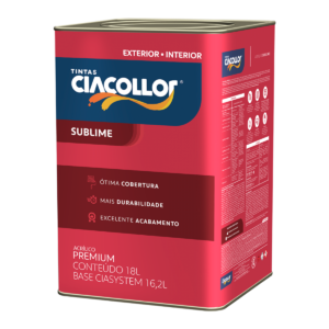 PRODUTO: TINTA ACRÍLICA SUBLIME PREMIUM - CIACOLLOR 18L