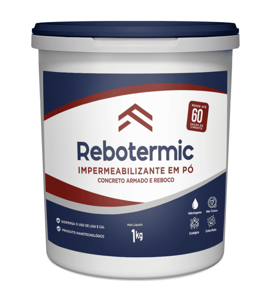 Rebotermic Impermeabilizante em Pó 1kg Concentrado